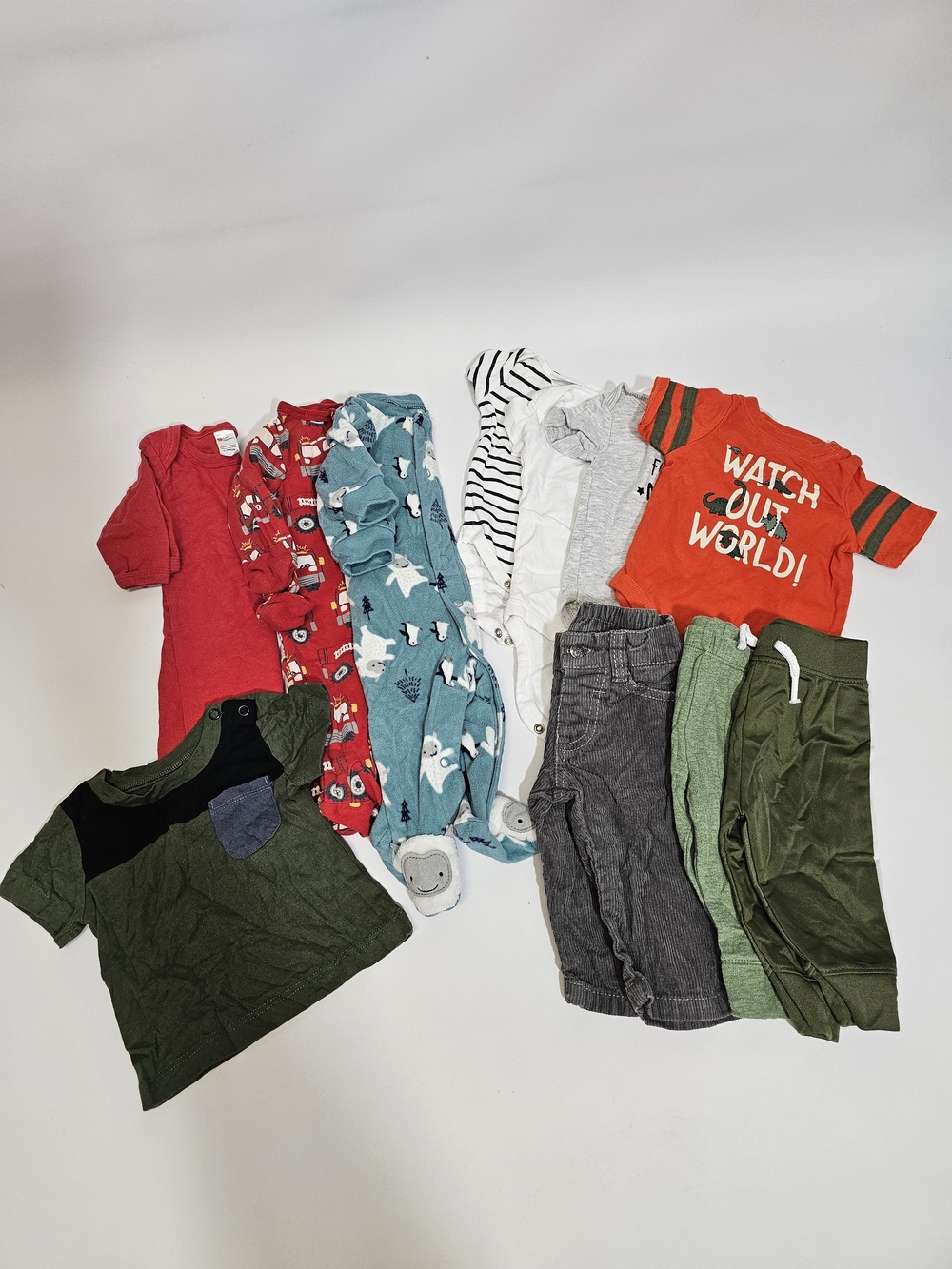 0-3M Baby Boy 11 Piece Bundle